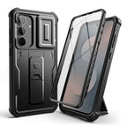 Tech-Protect Kevlar Cam+ dėklas, skirtas Samsung Galaxy S25 FE - juodas -- Samsung Galaxy S25 FE