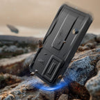 Tech-Protect Kevlar Cam+ dėklas, skirtas Samsung Galaxy S25 FE - juodas -- Samsung Galaxy S25 FE