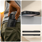 Tech-Protect Kevlar Cam+ dėklas, skirtas Samsung Galaxy S25 FE - juodas -- Samsung Galaxy S25 FE