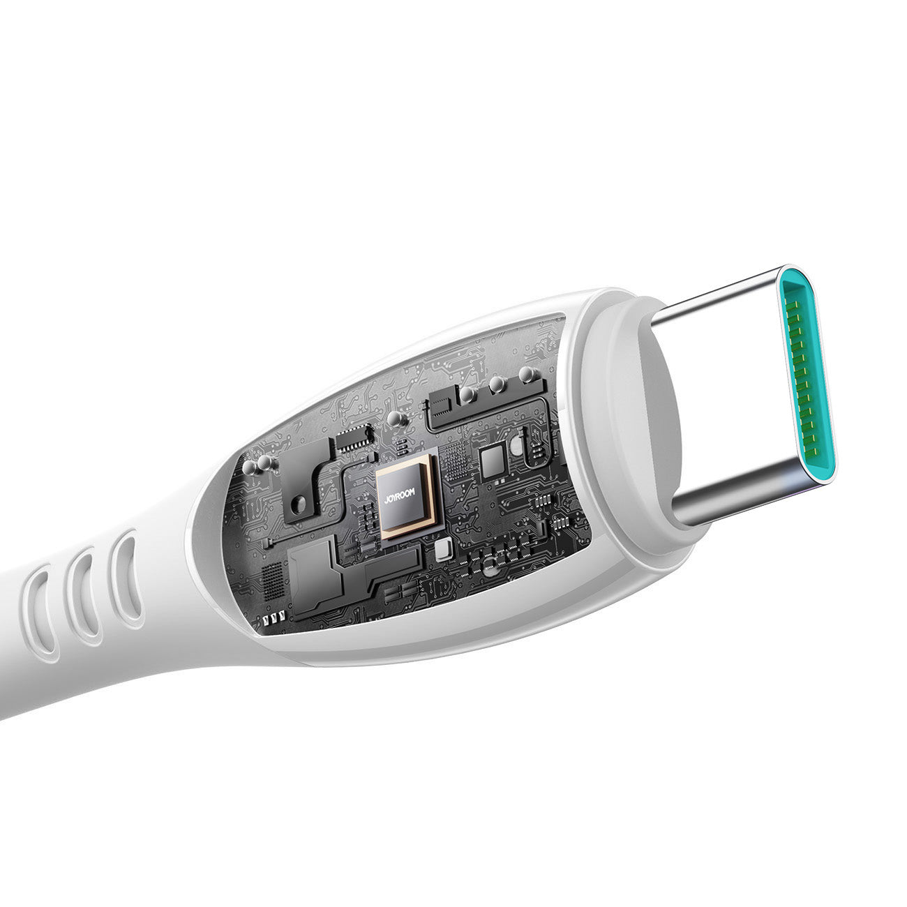 Joyroom S-A59 Vibrant Series 60 W USB-C – 1,2 m USB-C laidas – baltas