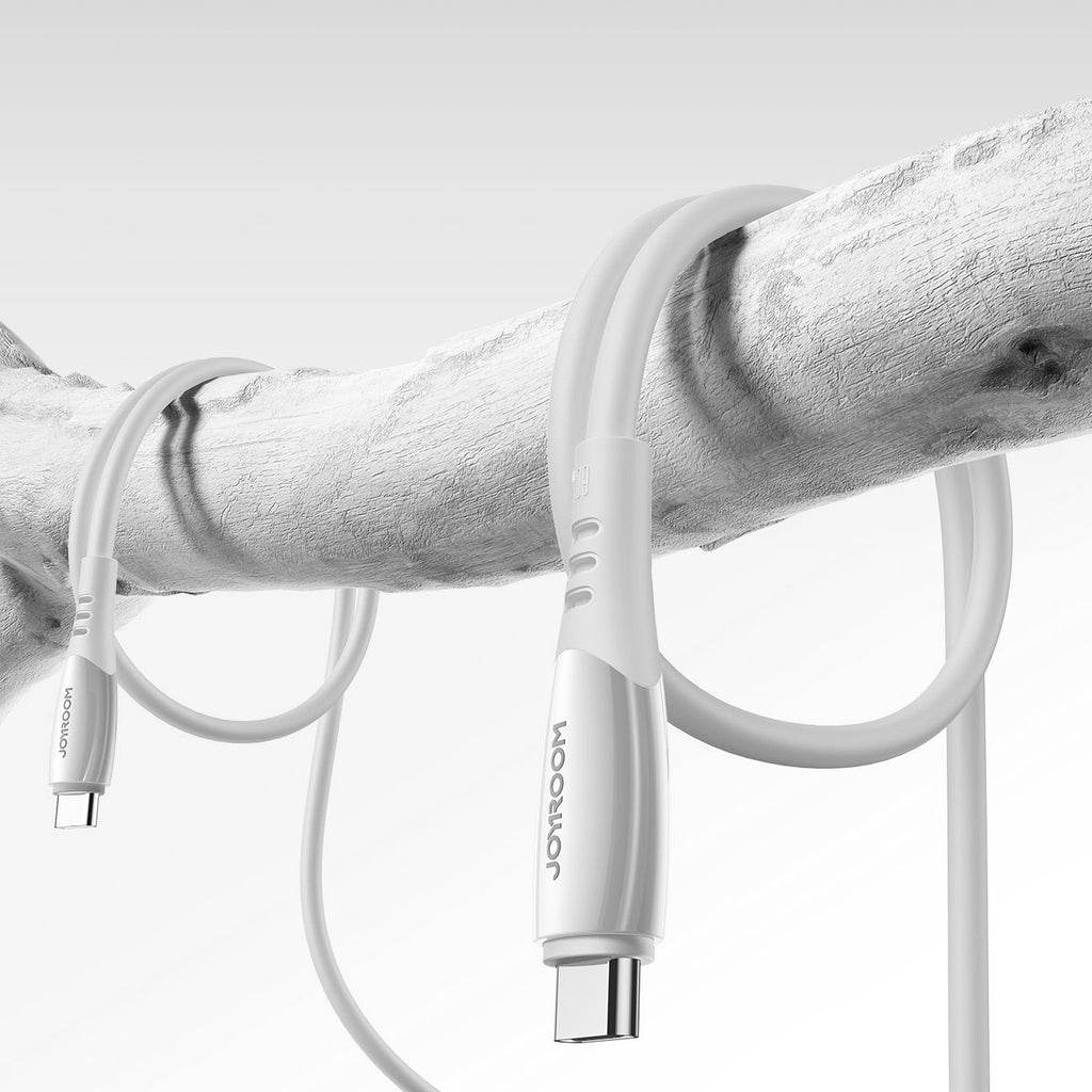 Joyroom S-A59 Vibrant Series 60 W USB-C – 1,2 m USB-C laidas – baltas