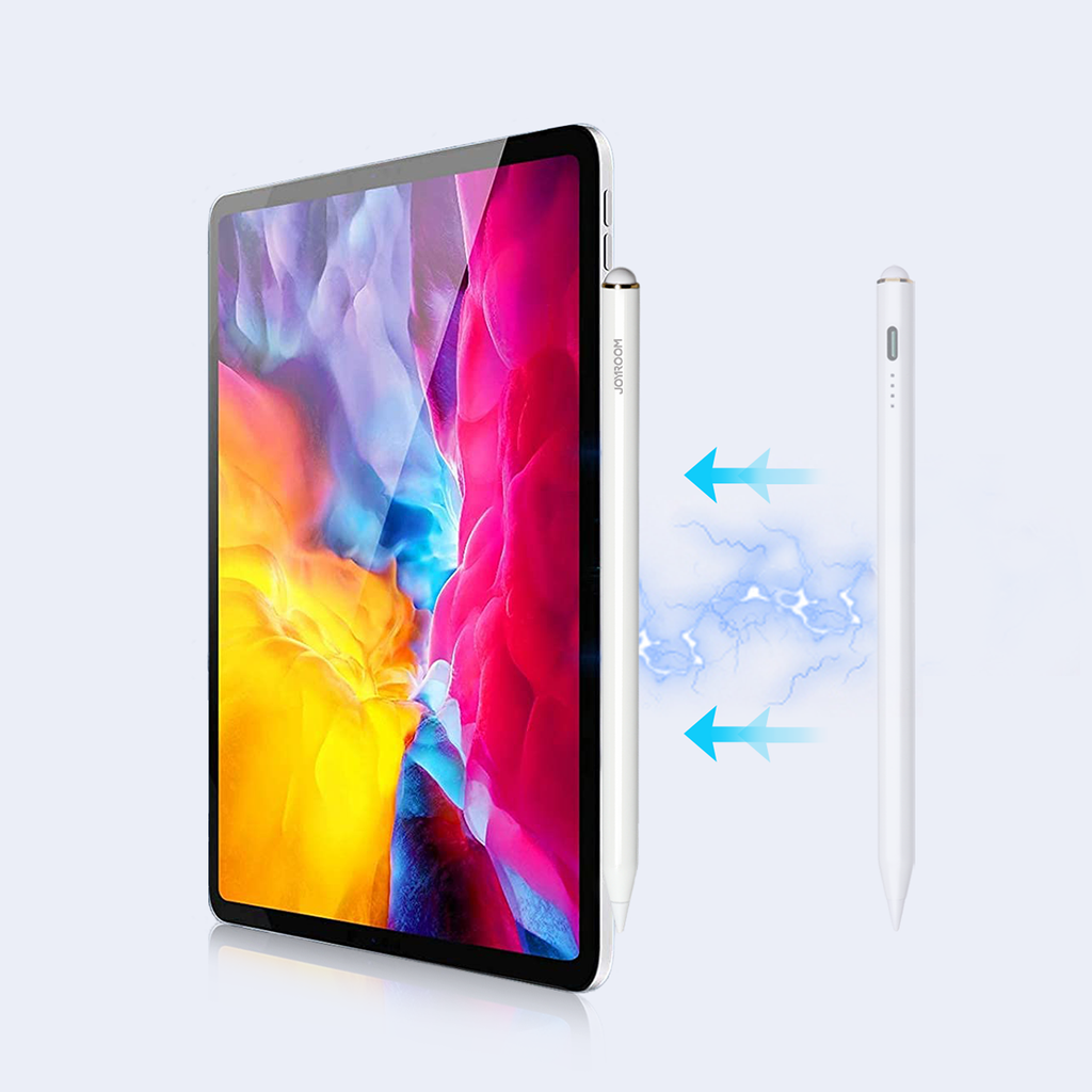 Joyroom JR-X9S stylus aktyvus rašiklis su 2 keičiamais antgaliais - baltas
