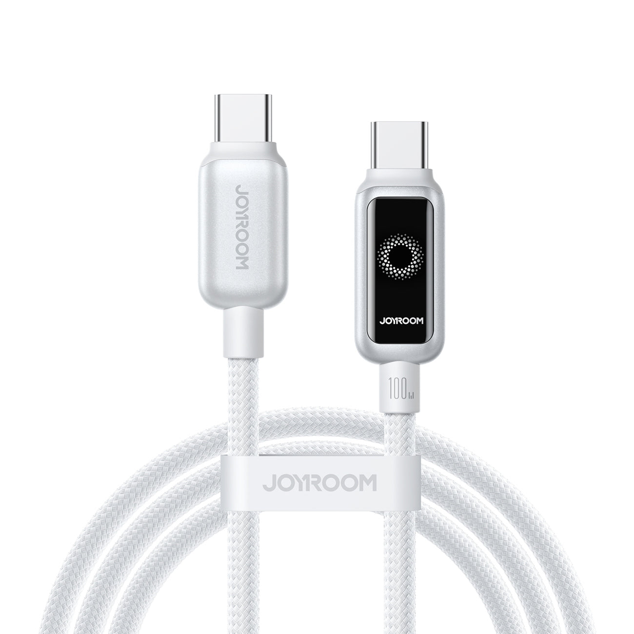 Joyroom Laidas S-A55 StarFlight 100W USB-C - USB-C 1.2m baltas