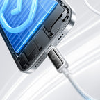Joyroom Laidas S-A55 StarFlight 100W USB-C - USB-C 1.2m baltas