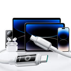 Joyroom Laidas S-A55 StarFlight 100W USB-C - USB-C 1.2m baltas