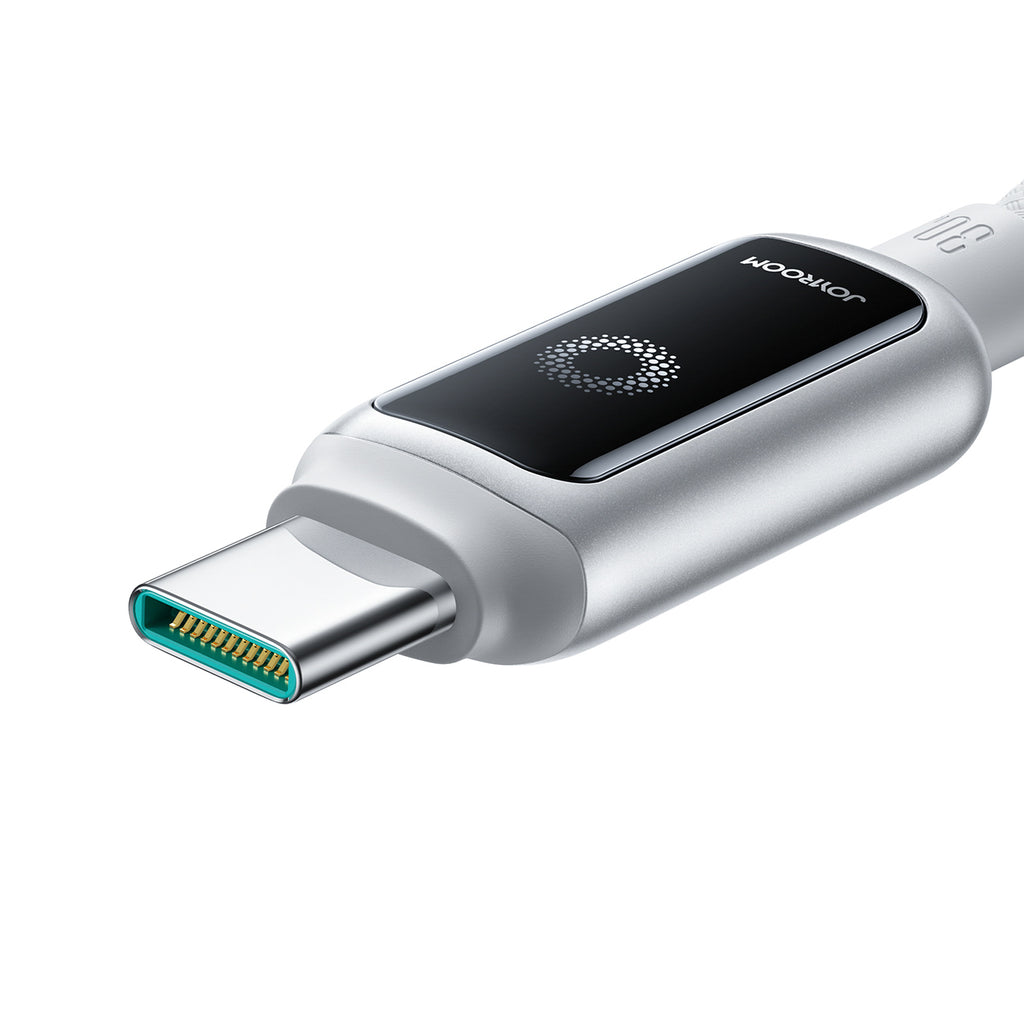 Joyroom Laidas S-A55 StarFlight 100W USB-C - USB-C 1.2m baltas