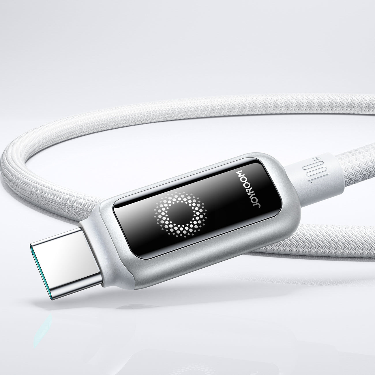Joyroom Laidas S-A55 StarFlight 100W USB-C - USB-C 1.2m baltas