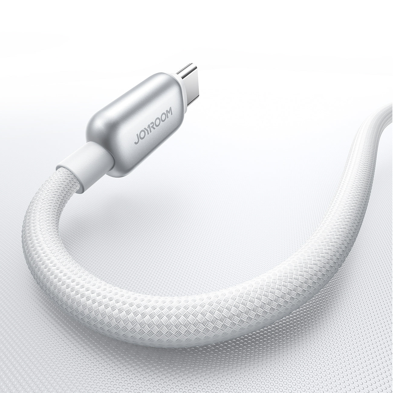 Joyroom Laidas S-A55 StarFlight 100W USB-C - USB-C 1.2m baltas