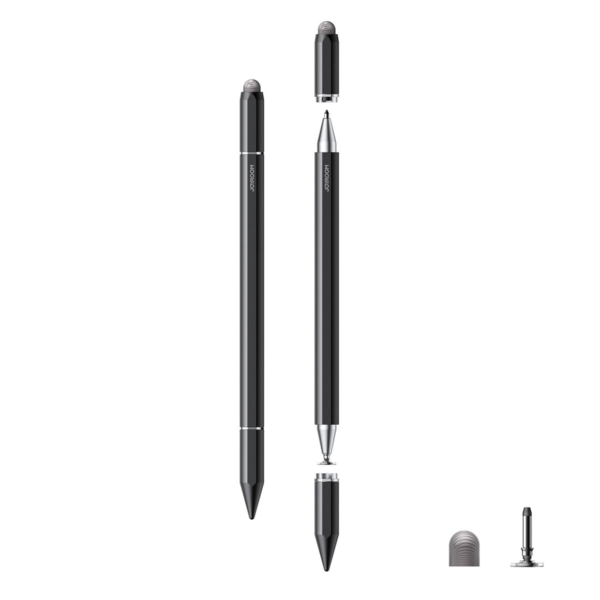 Joyroom JR-BP561 trys viename pasyvus magnetinis talpinis rašiklis – juodas -- Stylus Pens