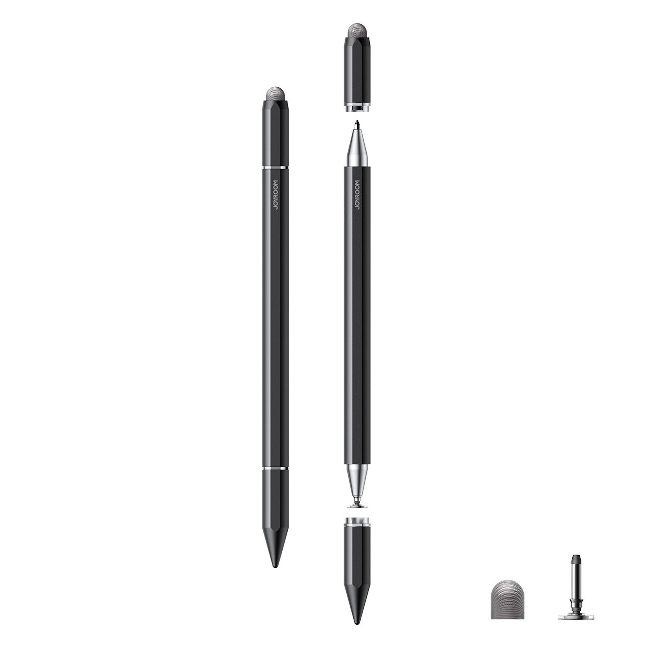 Joyroom JR-BP561 trys viename pasyvus magnetinis talpinis rašiklis – juodas -- Stylus Pens