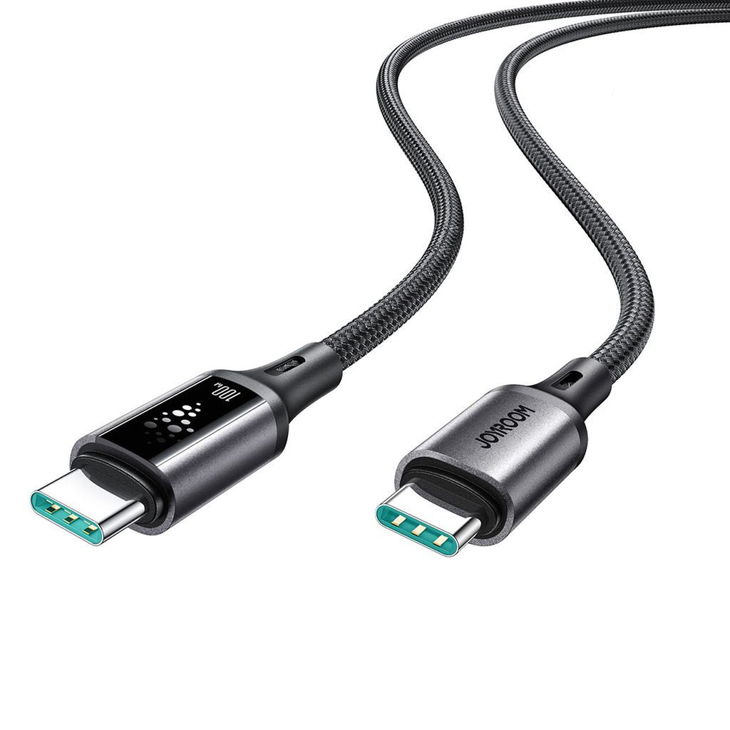 Joyroom S-A60 StarTalk 100 W USB-C – USB-C laidas 1,2 m – juodas