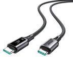 Joyroom S-A60 StarTalk 100 W USB-C – USB-C laidas 1,2 m – juodas