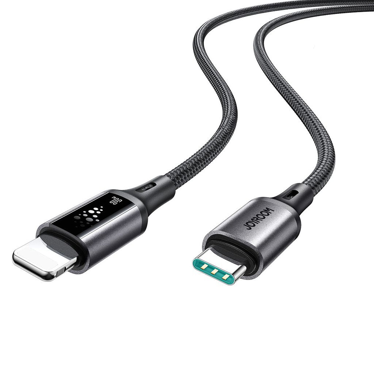 Joyroom S-A60 StarTalk 30W USB-C- Lightning kabelis 1,2 m - juodas