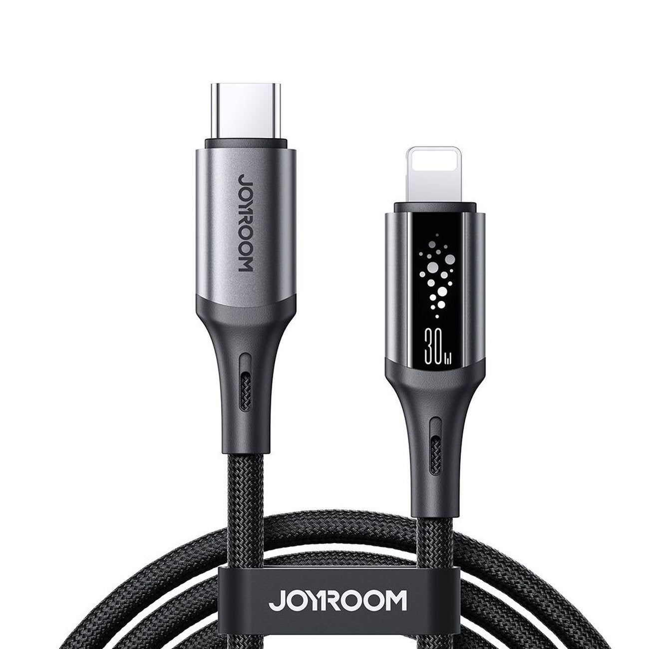 Joyroom S-A60 StarTalk 30W USB-C- Lightning kabelis 1,2 m - juodas