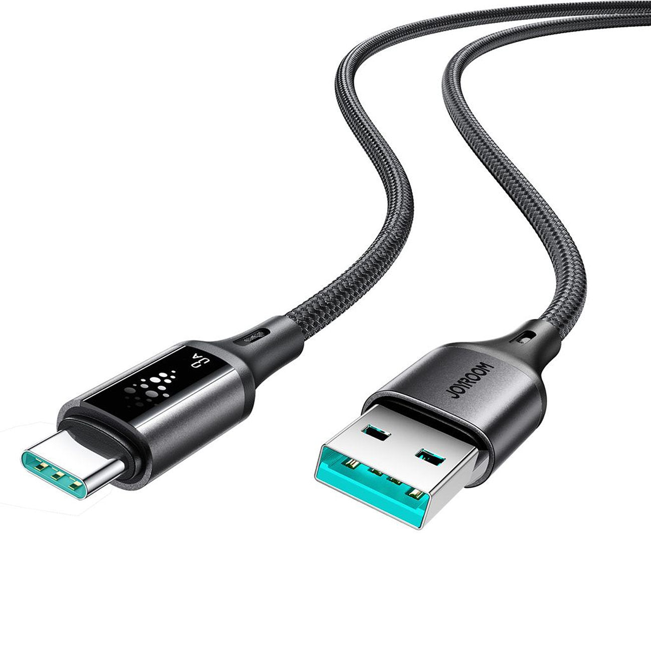 Joyroom S-A60 StarTalk 3A USB-A – USB-C laidas 1,2 m – juodas