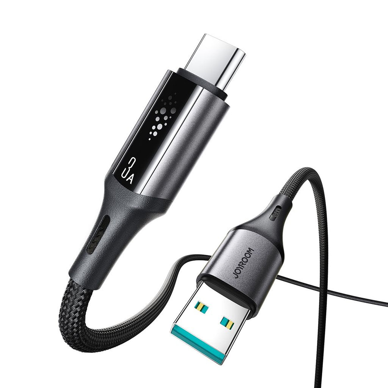 Joyroom S-A60 StarTalk 3A USB-A – USB-C laidas 1,2 m – juodas