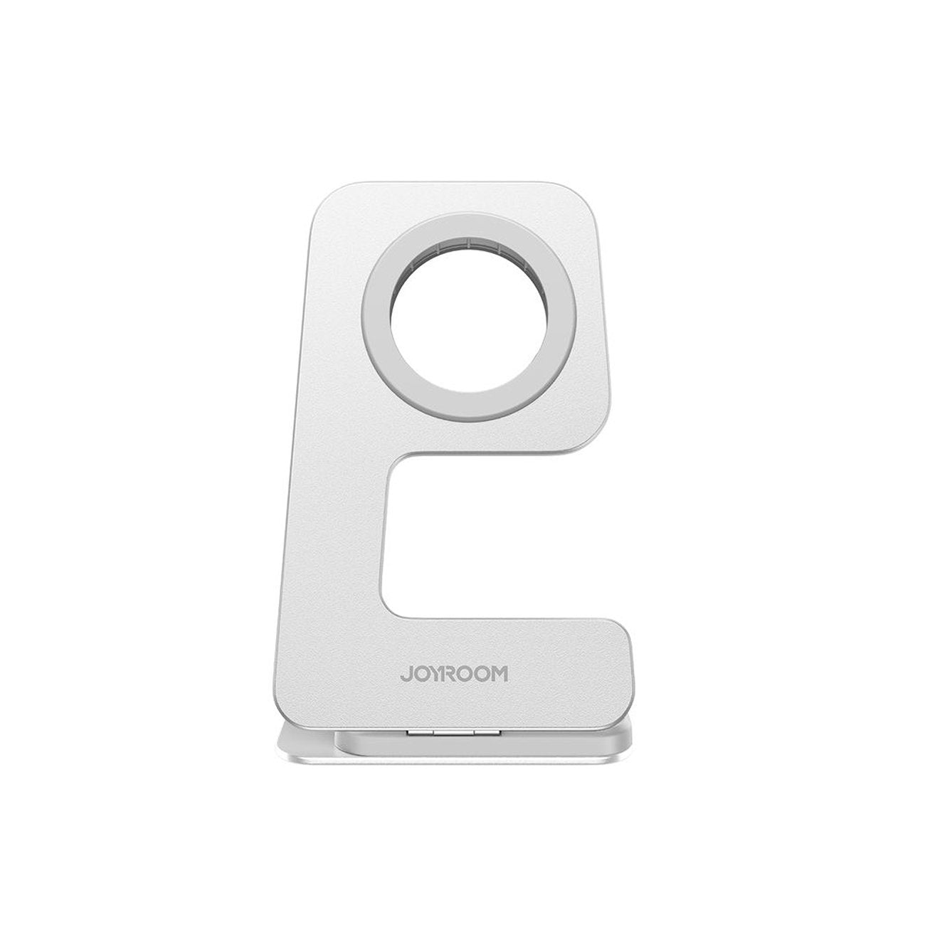 Joyroom JR-W18 indukcinio įkroviklio laikiklis išmaniesiems laikrodžiams - sidabrinis
