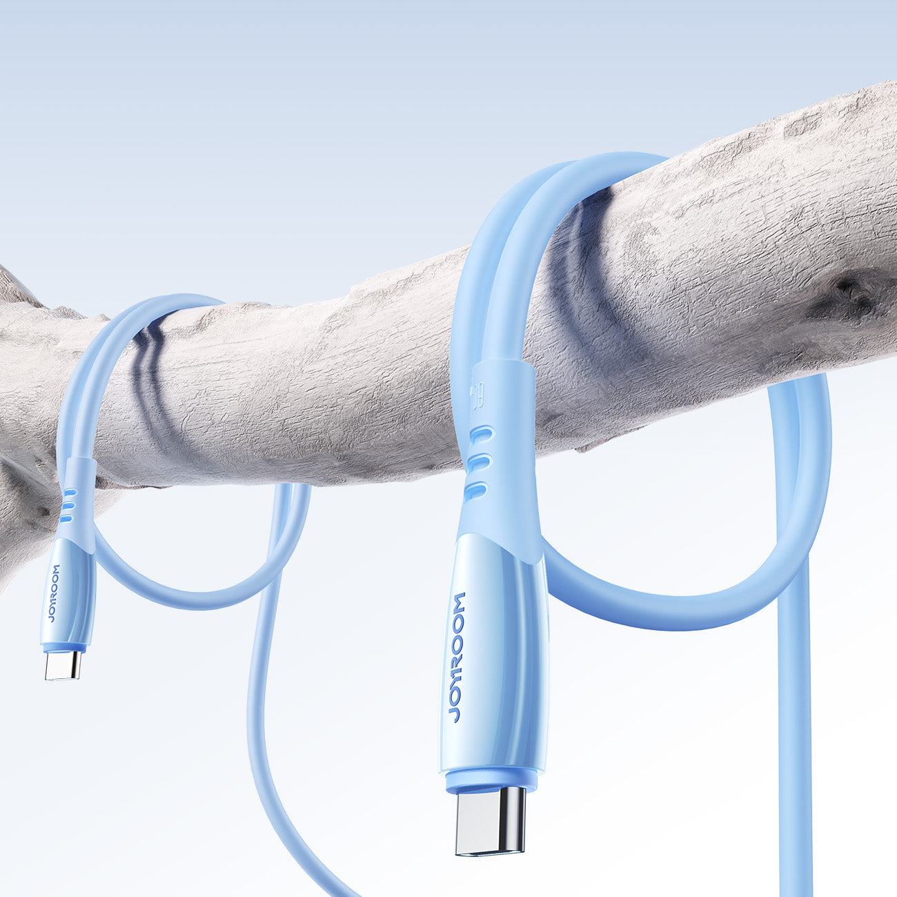 Joyroom Laidas S-A59 Vibrant Series 60W USB-C - USB-C 1.2m mėlynas