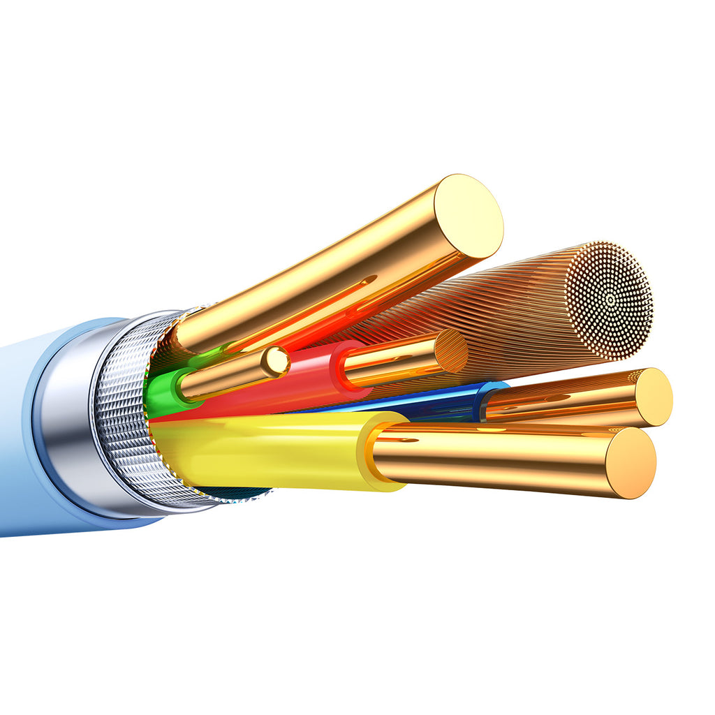 Joyroom Laidas S-A59 Vibrant Series 60W USB-C - USB-C 1.2m mėlynas