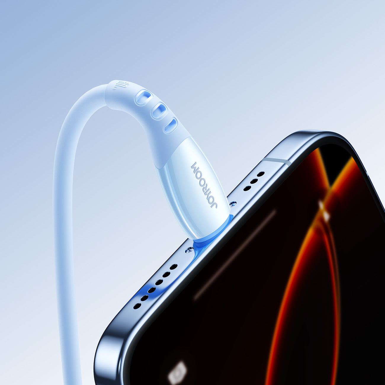Joyroom Laidas S-A59 Vibrant Series 60W USB-C - USB-C 1.2m mėlynas