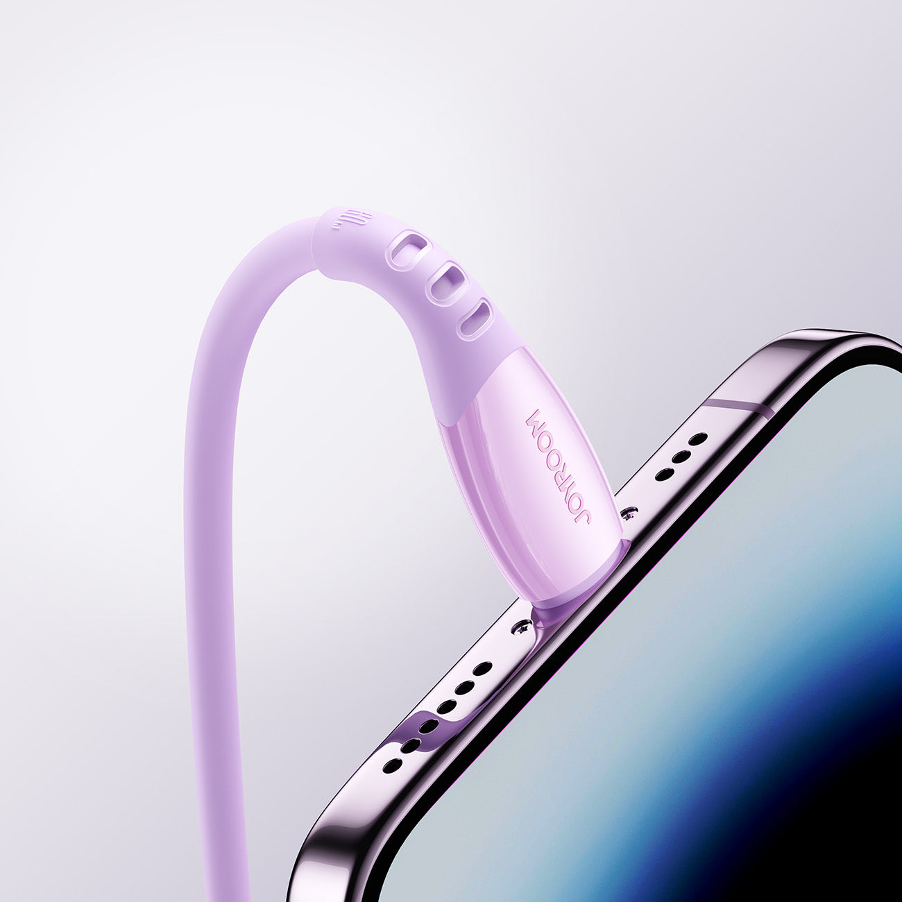 Joyroom Laidas S-A59 Vibrant Series 60W USB-C - USB-C 1.2m violetinis