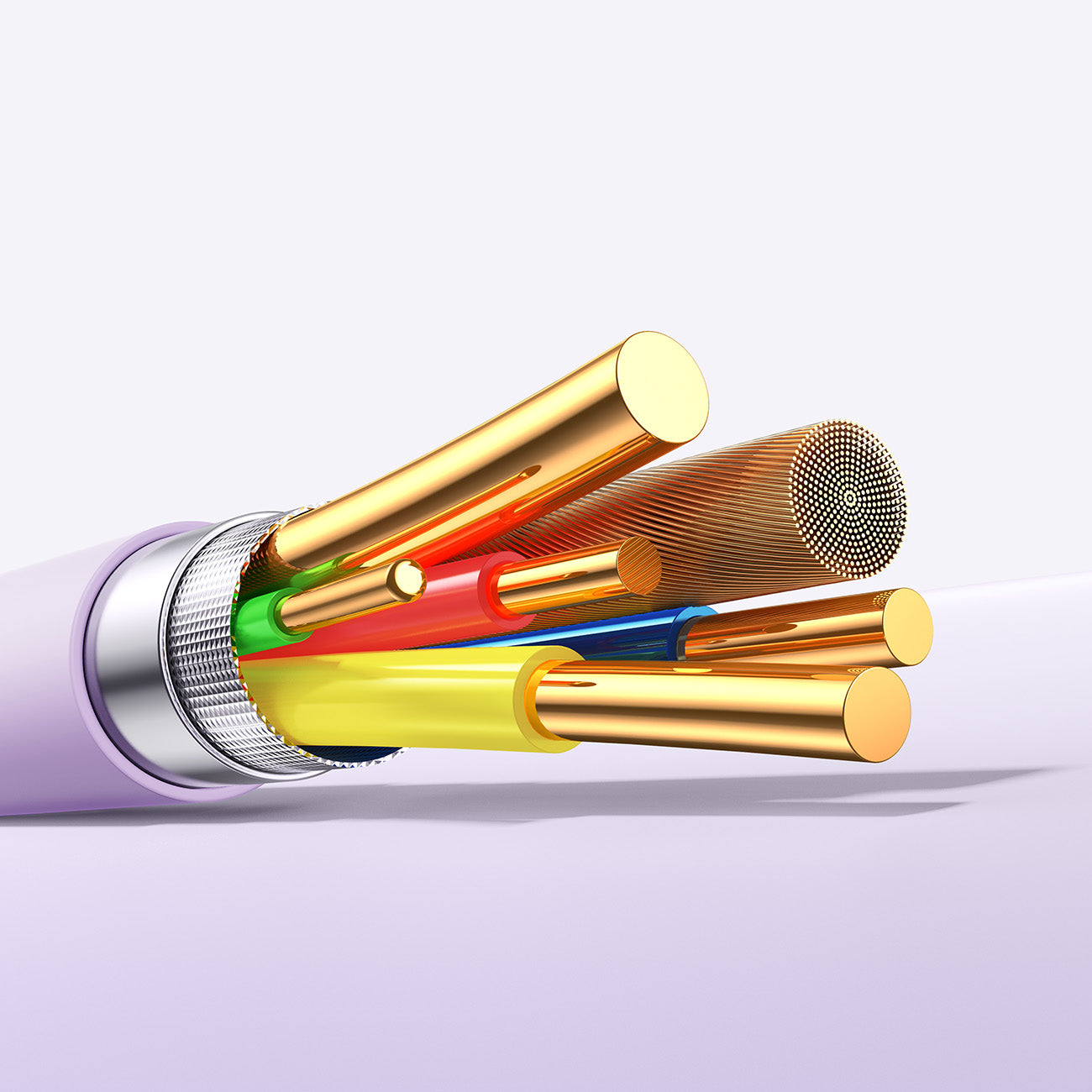 Joyroom Laidas S-A59 Vibrant Series 60W USB-C - USB-C 1.2m violetinis