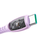 Joyroom Laidas S-A59 Vibrant Series 60W USB-C - USB-C 1.2m violetinis