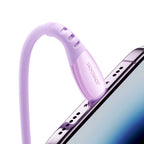 Joyroom Laidas S-A59 Vibrant Series 60W USB-C - USB-C 1.2m violetinis