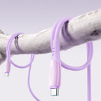 Joyroom Laidas S-A59 Vibrant Series 60W USB-C - USB-C 1.2m violetinis