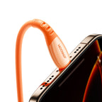 Joyroom Laidas S-A59 Vibrant Series 30W USB-C - Lightning 1.2m oranžinis