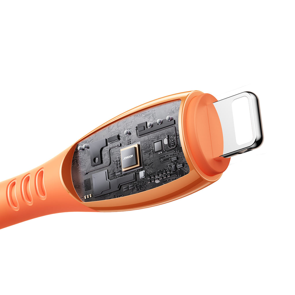 Joyroom Laidas S-A59 Vibrant Series 30W USB-C - Lightning 1.2m oranžinis