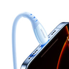 Joyroom Laidas S-A59 Vibrant Series 30W USB-C - Lightning 1.2m mėlynas