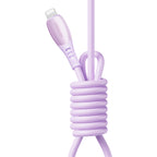Joyroom Laidas S-A59 Vibrant Series 30W USB-C - Lightning 1.2m violetinis