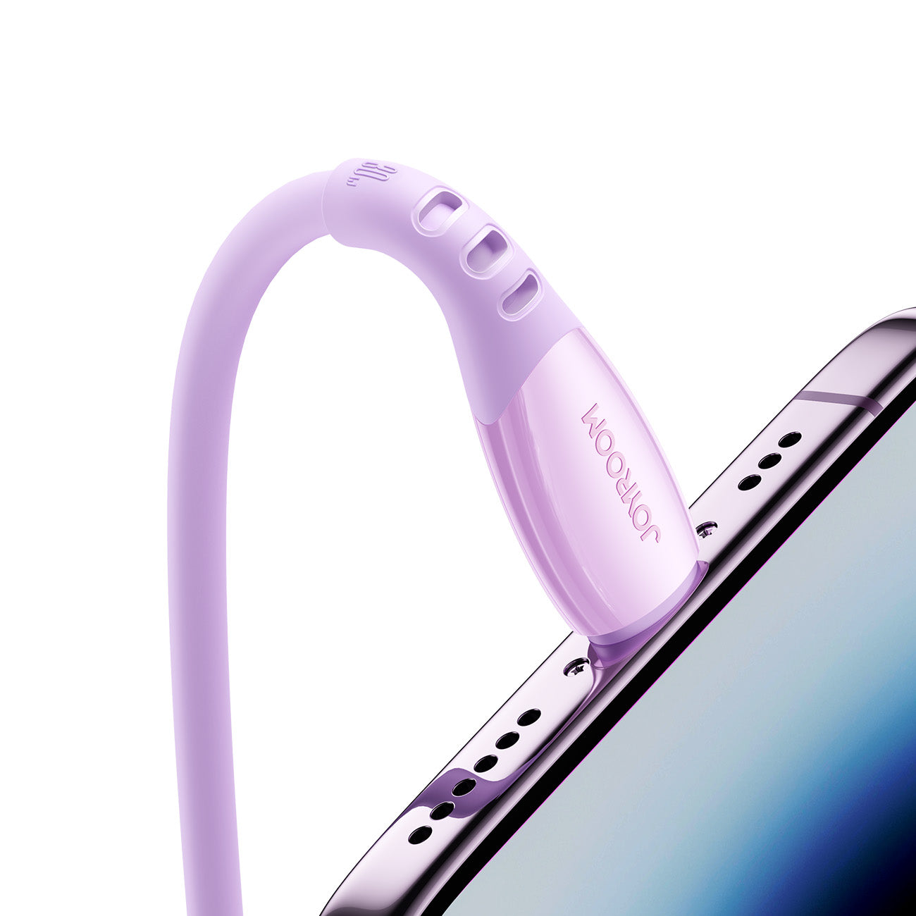 Joyroom Laidas S-A59 Vibrant Series 30W USB-C - Lightning 1.2m violetinis