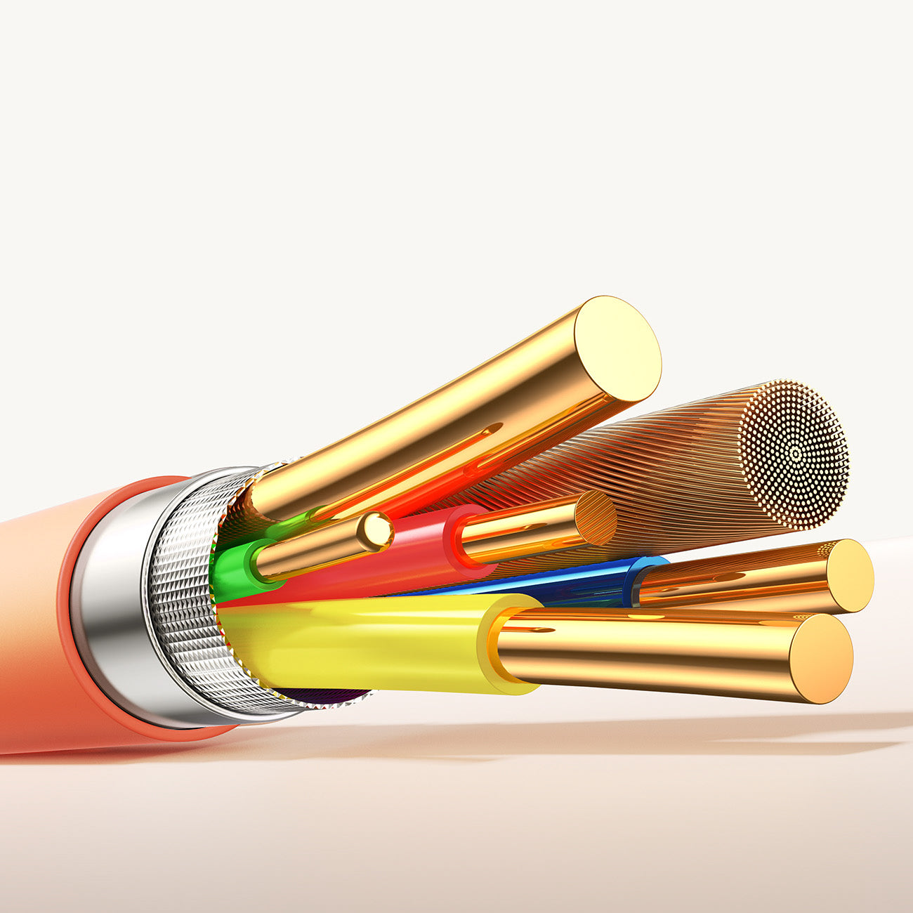 Joyroom S-A59 Vibrant Series 3A USB-A - Lightning laidas 1.2m - oranžinis