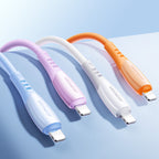 Joyroom S-A59 Vibrant Series 3A USB-A - Lightning laidas 1.2m - mėlynas