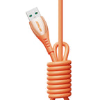 Joyroom S-A59 Vibrant Series 3A USB-A - USB-C laidas 1.2m - oranžinis