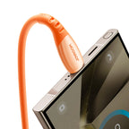 Joyroom S-A59 Vibrant Series 3A USB-A - USB-C laidas 1.2m - oranžinis
