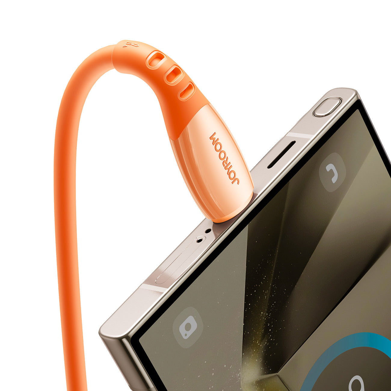 Joyroom S-A59 Vibrant Series 3A USB-A - USB-C laidas 1.2m - oranžinis