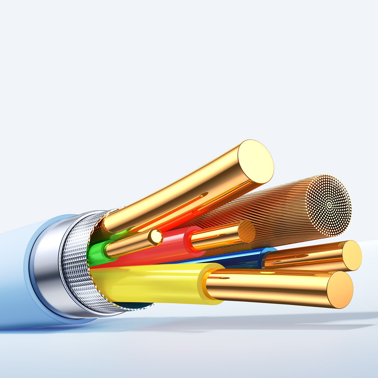 Joyroom S-A59 Vibrant Series 3A USB-A - USB-C laidas 1.2m - mėlynas