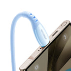 Joyroom S-A59 Vibrant Series 3A USB-A - USB-C laidas 1.2m - mėlynas
