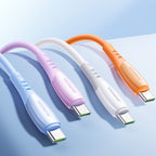 Joyroom S-A59 Vibrant Series 3A USB-A - USB-C laidas 1.2m - mėlynas