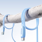Joyroom S-A59 Vibrant Series 3A USB-A - USB-C laidas 1.2m - mėlynas