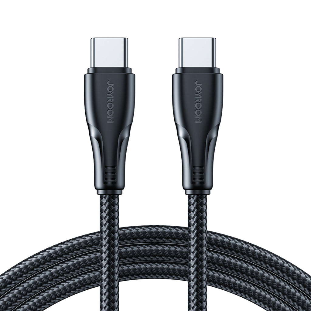 Joyroom S-A11 Surpass laidas 60W USB-C - USB-C 0.25m - juodas