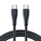 Joyroom S-A11 Surpass laidas 60W USB-C - USB-C 0.25m - juodas