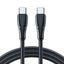 Joyroom S-A11 Surpass laidas 60W USB-C - USB-C 0.25m - juodas