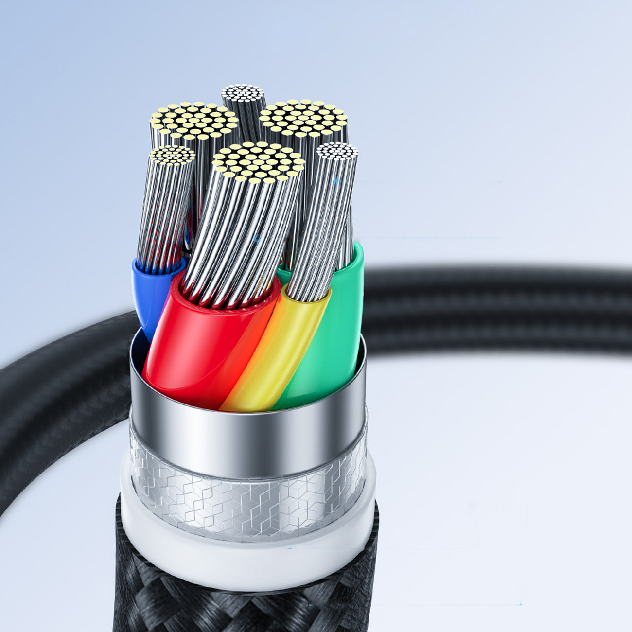 Joyroom S-A11 Surpass laidas 60W USB-C - USB-C 0.25m - juodas