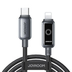 Joyroom S-A55 StarFlight 30W USB-C - Lightning laidas 1.2m - juodas