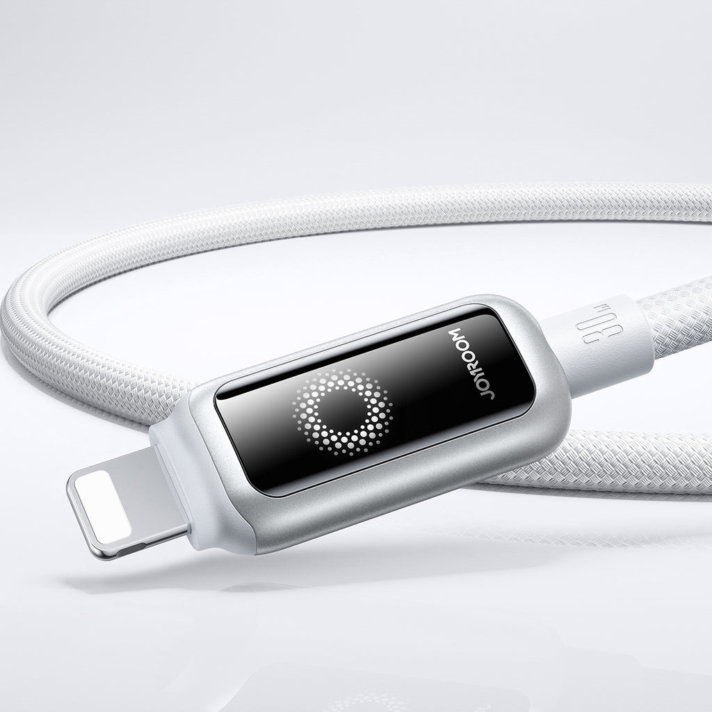 Joyroom S-A55 StarFlight 30W USB-C - Lightning laidas 1.2m - baltas