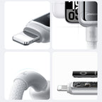 Joyroom S-A55 StarFlight 30W USB-C - Lightning laidas 1.2m - baltas
